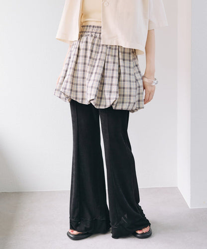 Kastane Ruffle邊喇叭褲