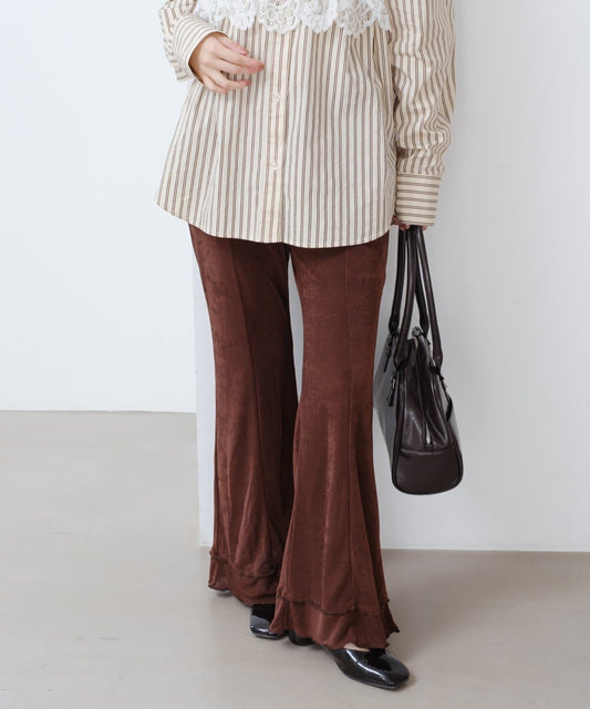 Kastane Ruffle邊喇叭褲