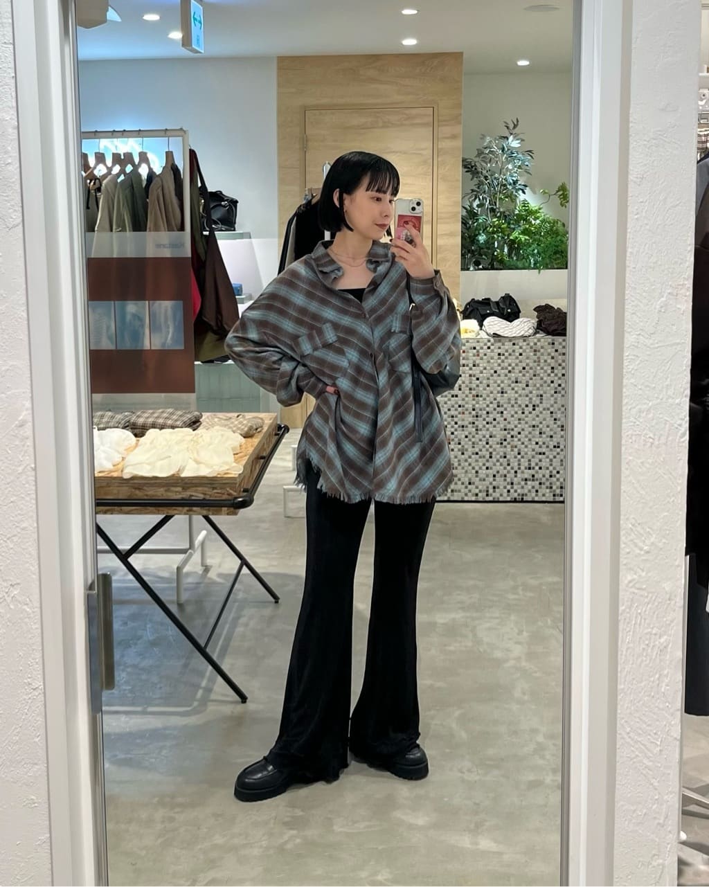 Kastane Ruffle邊喇叭褲