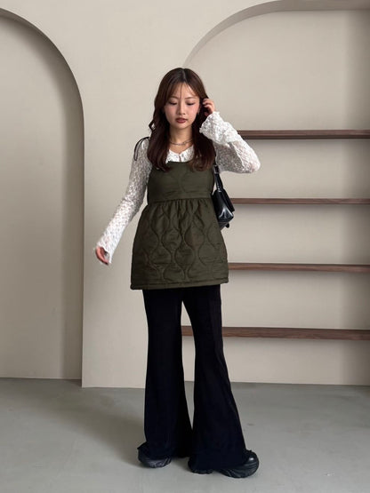 Kastane Ruffle邊喇叭褲