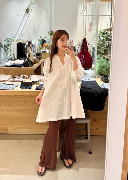 Kastane Ruffle邊喇叭褲