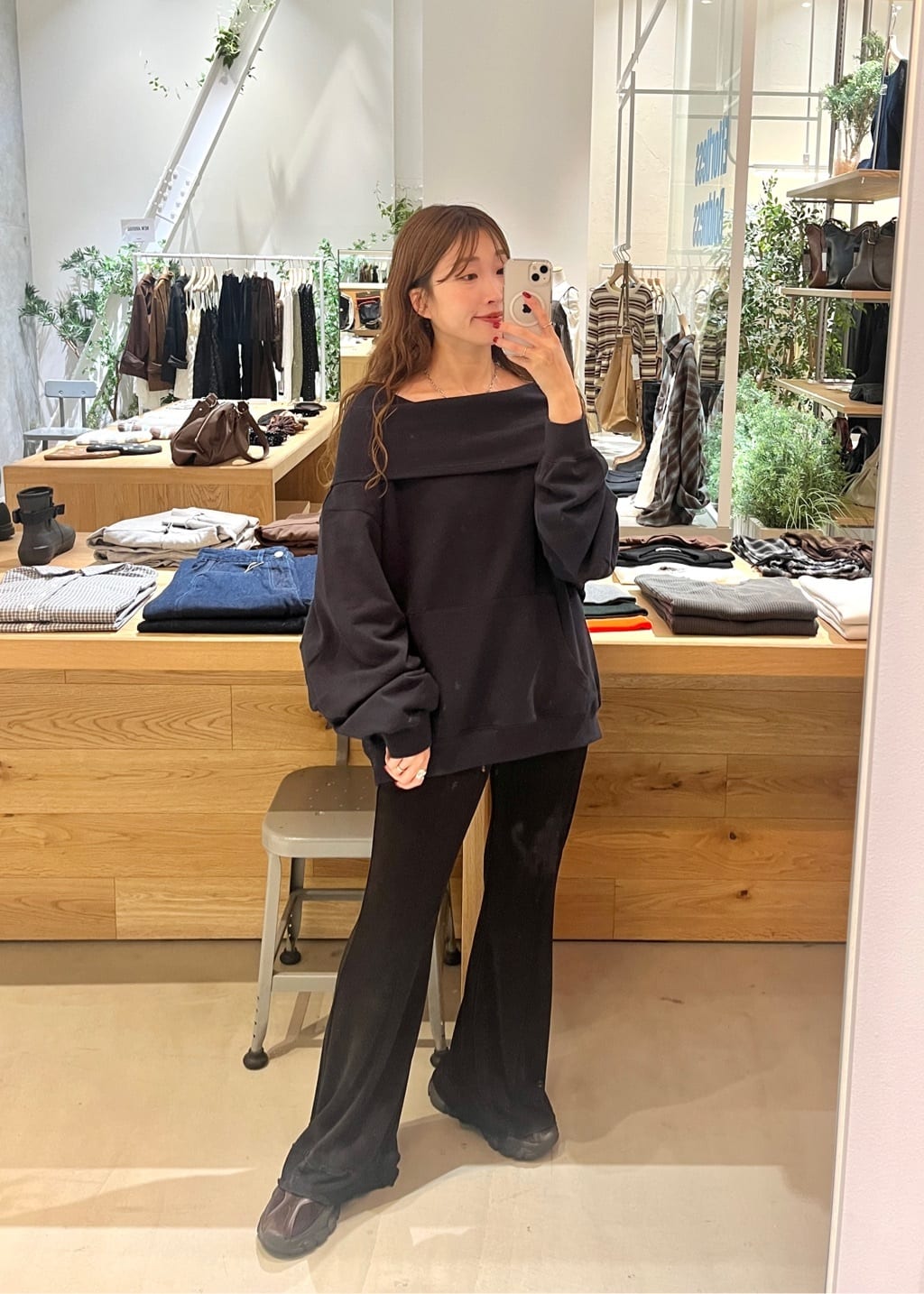 Kastane Ruffle邊喇叭褲