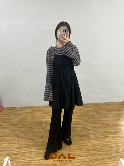 Kastane Ruffle邊喇叭褲