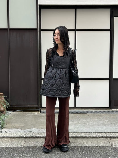 Kastane Ruffle邊喇叭褲