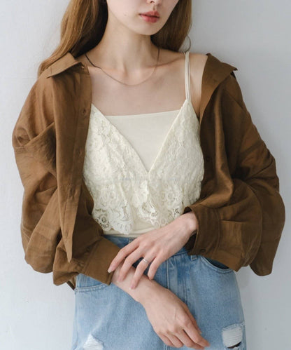 Kastane lace cami bustier