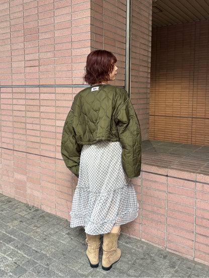 Kastane 荷葉邊中長裙