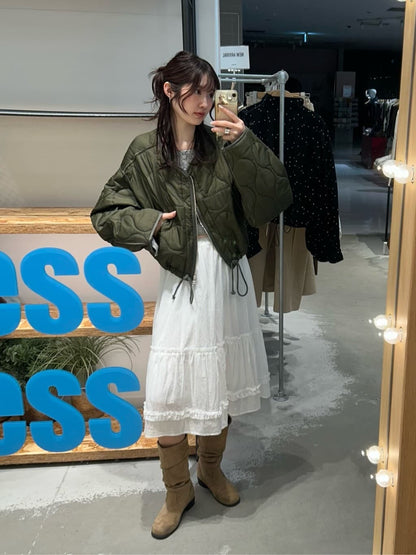 Kastane 荷葉邊中長裙