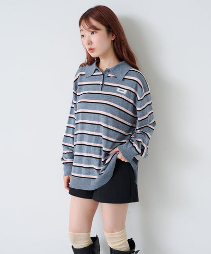 Kastane Border lager polo knit