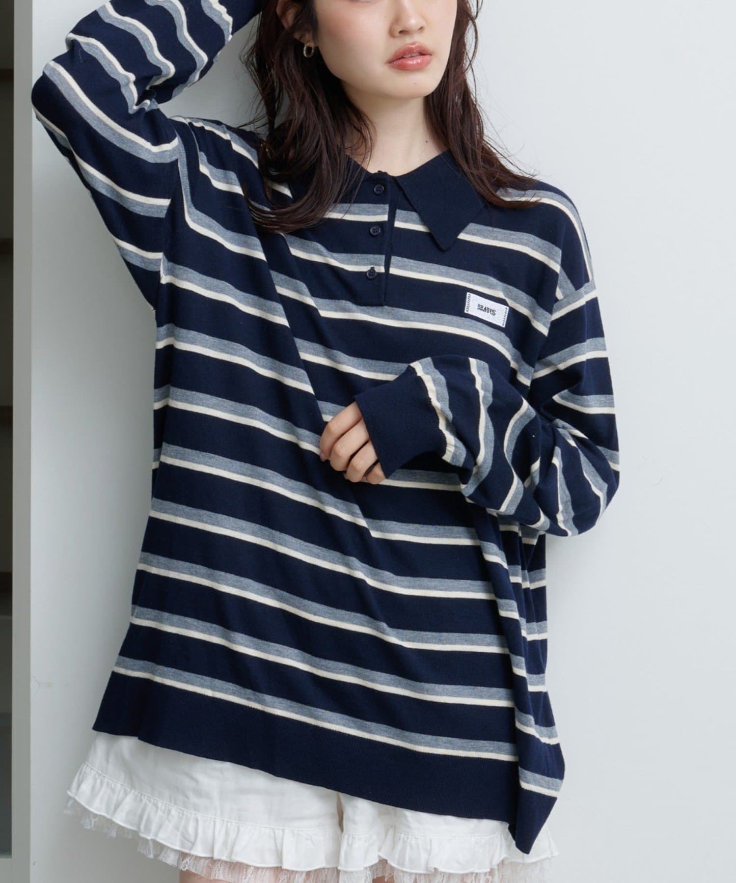 Kastane Border lager polo knit