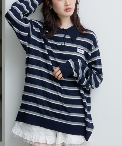 Kastane Border lager polo knit