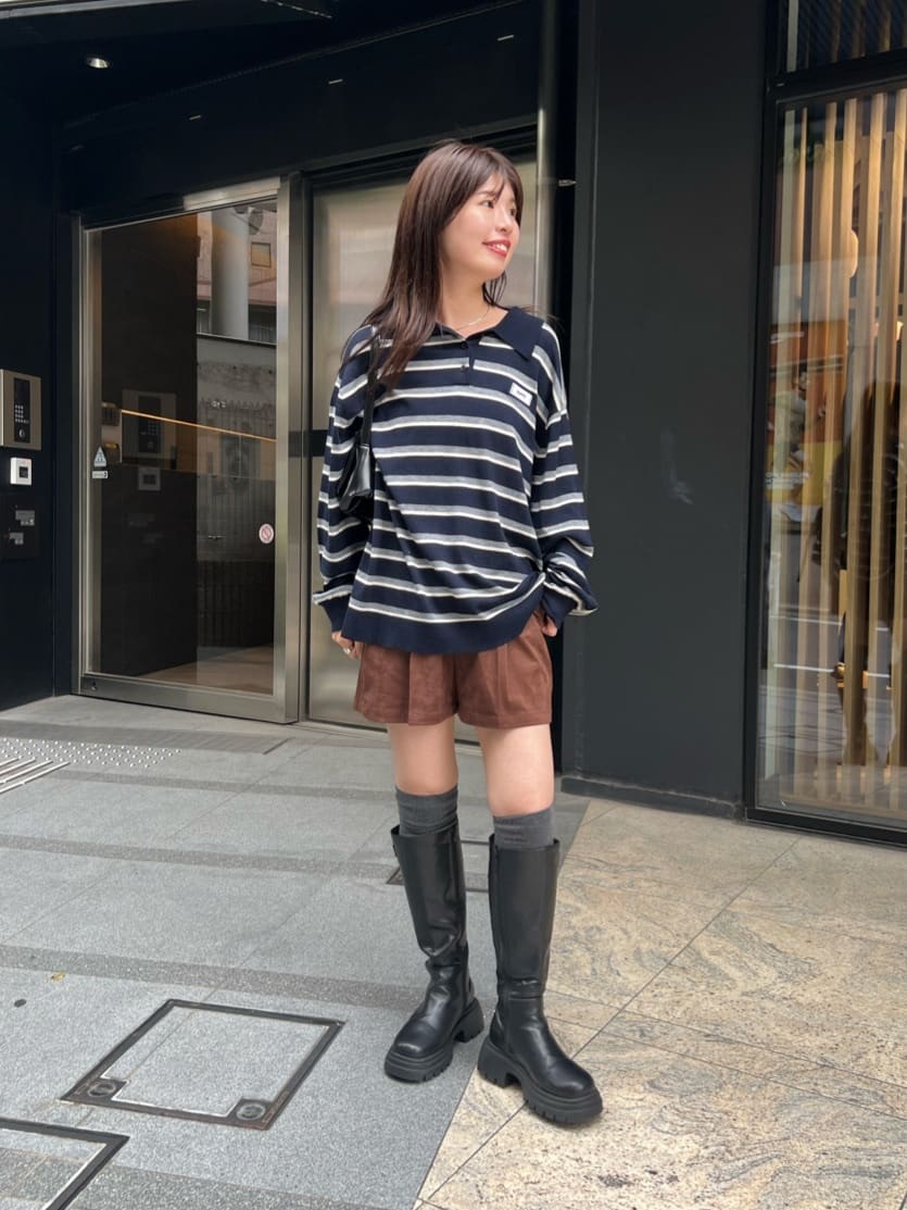 Kastane Border lager polo knit