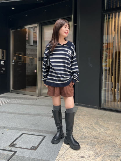 Kastane Border lager polo knit