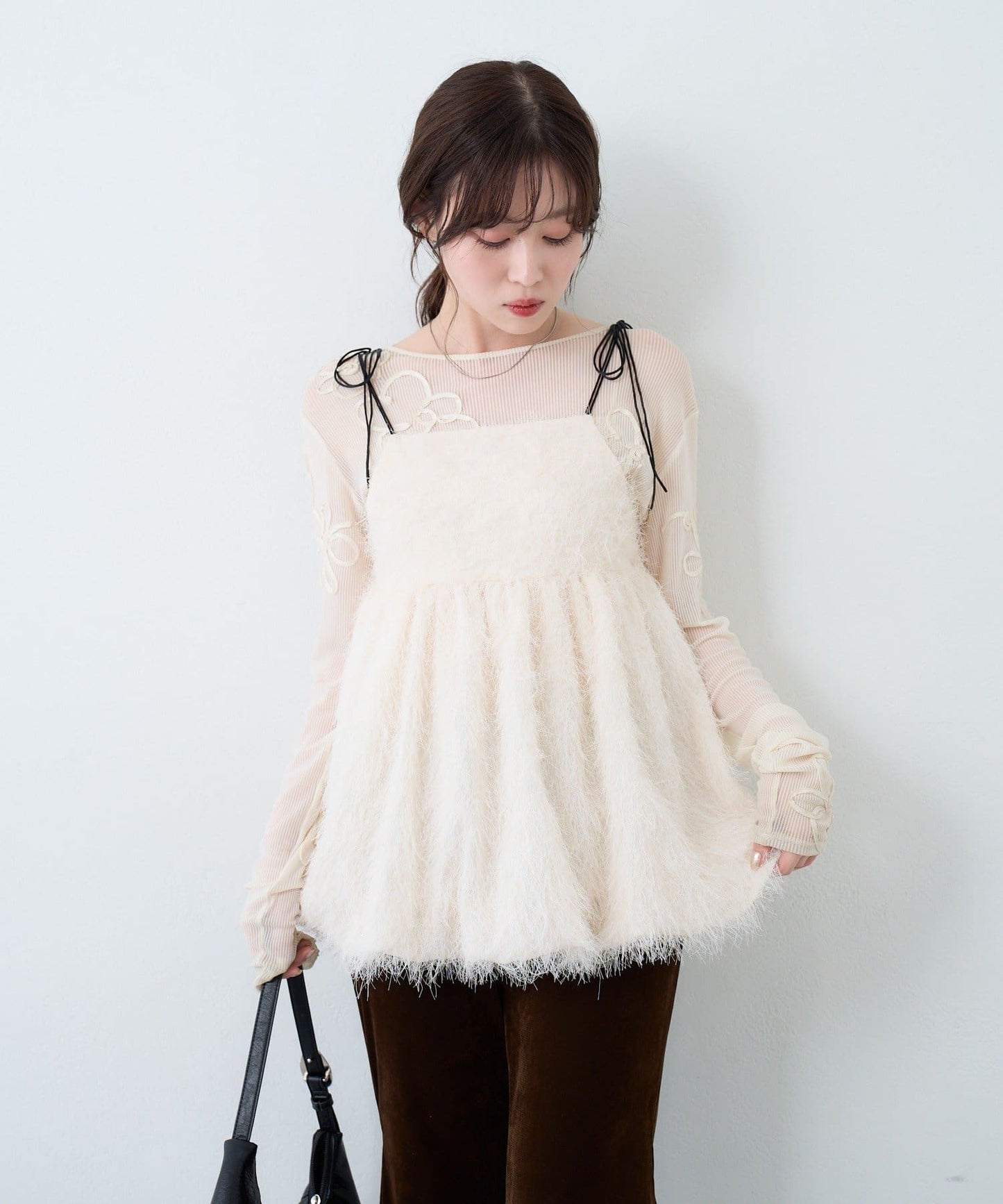 Kastane Balloon Shaggy Bustier