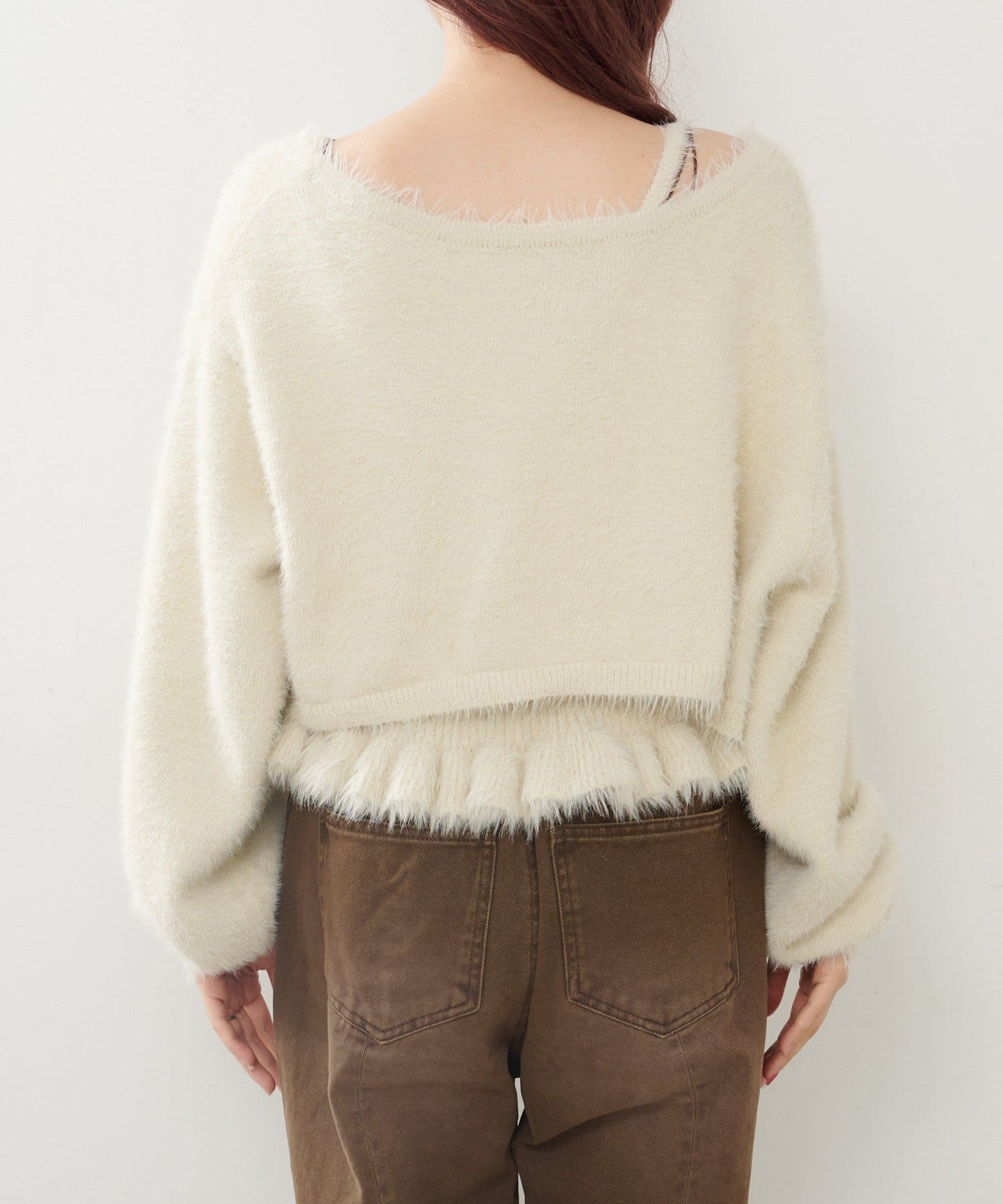 Kastane Feather knit ensemble SET