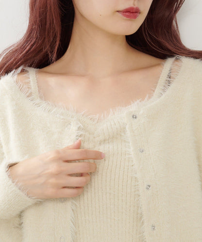 Kastane Feather knit ensemble SET