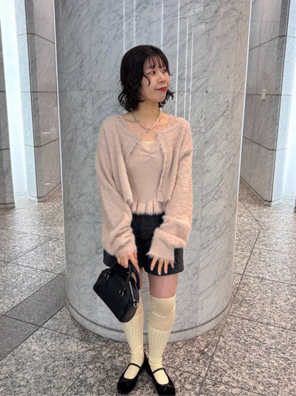 Kastane Feather knit ensemble SET