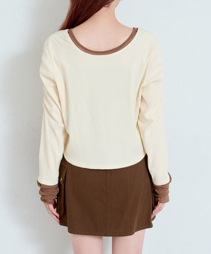 Kastane Sleeve tulle teleco cardigan