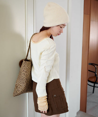 Kastane Sleeve tulle teleco cardigan