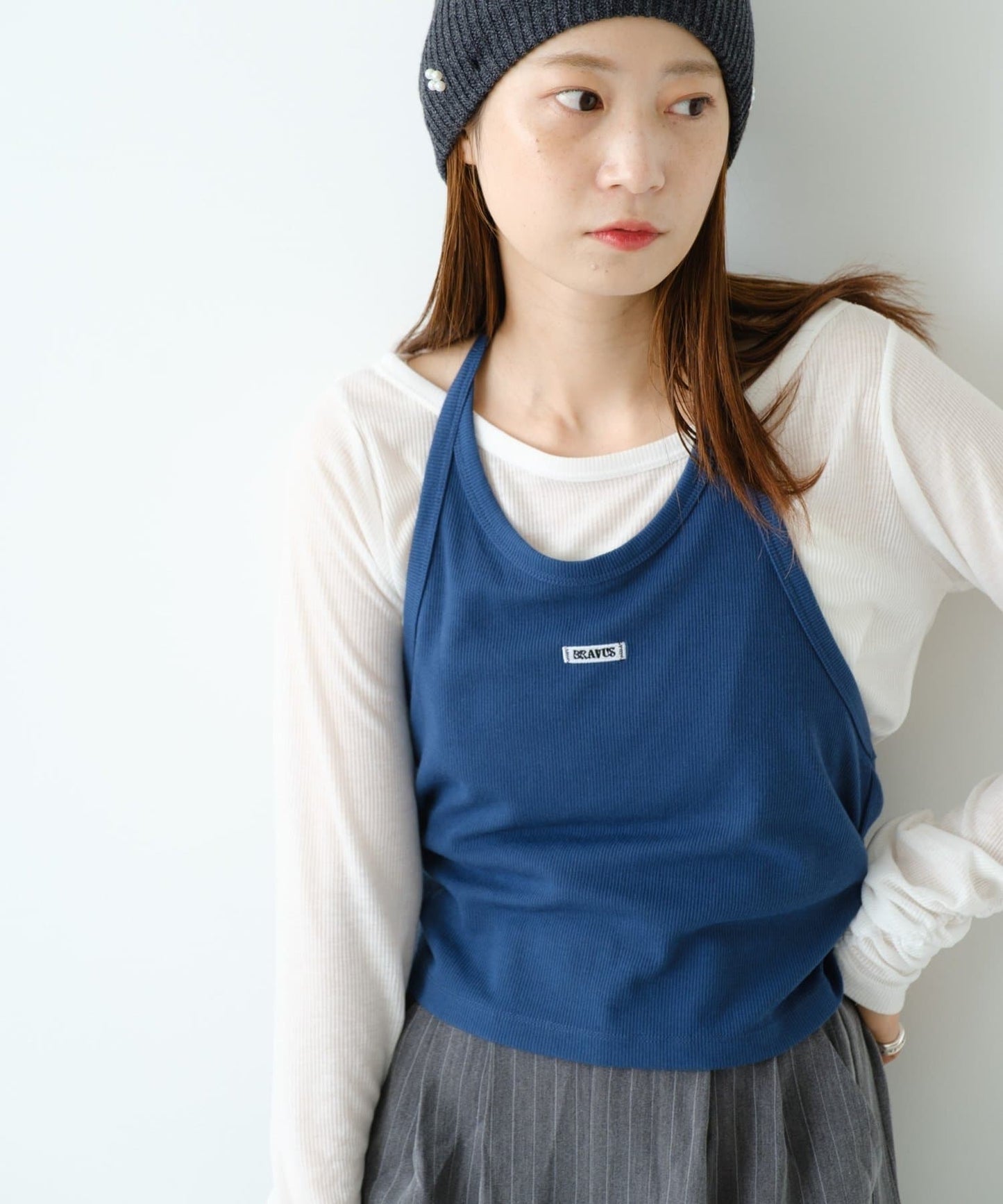 [1SET2件] Kastane 2WAY 綁帶吊帶背心set