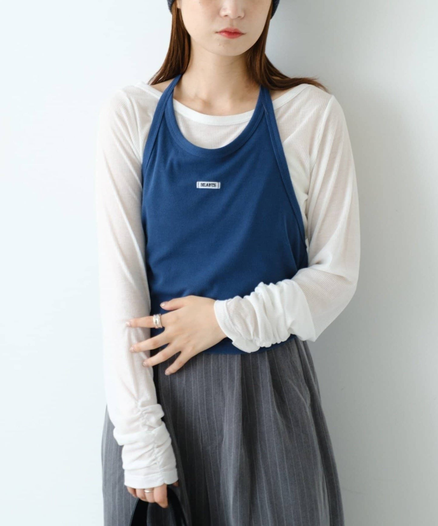 [1SET2件] Kastane 2WAY 綁帶吊帶背心set