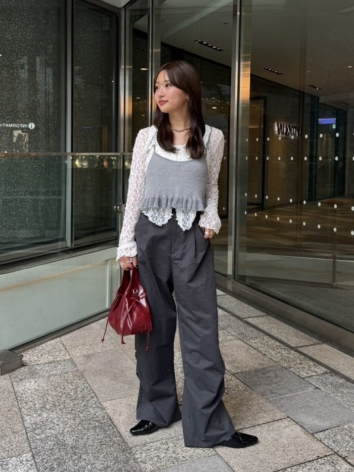 Kastane mohair 針織bustier SET