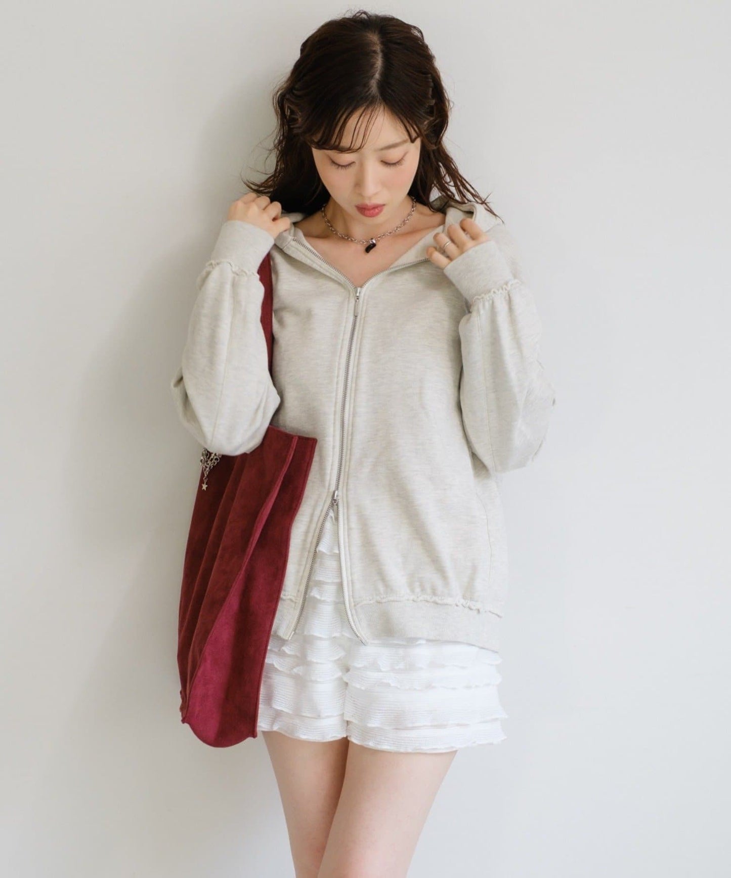 Kastane 雙拉鍊 sweatshirt hoodie