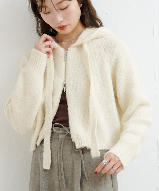 Kastane 圈圈針織連帽衫