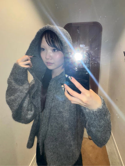 Kastane 圈圈針織連帽衫