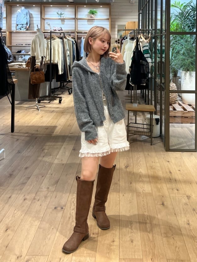 Kastane 圈圈針織連帽衫