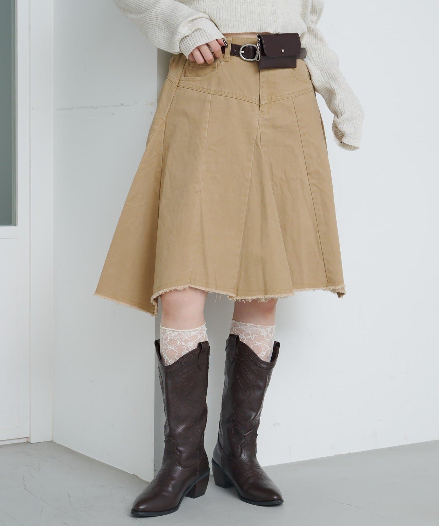 Kastane 不規則中長裙