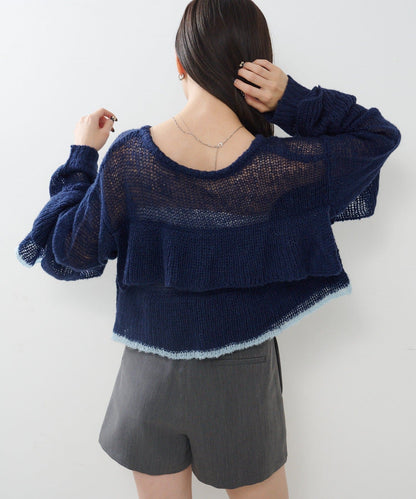 Kastane ruffle knit