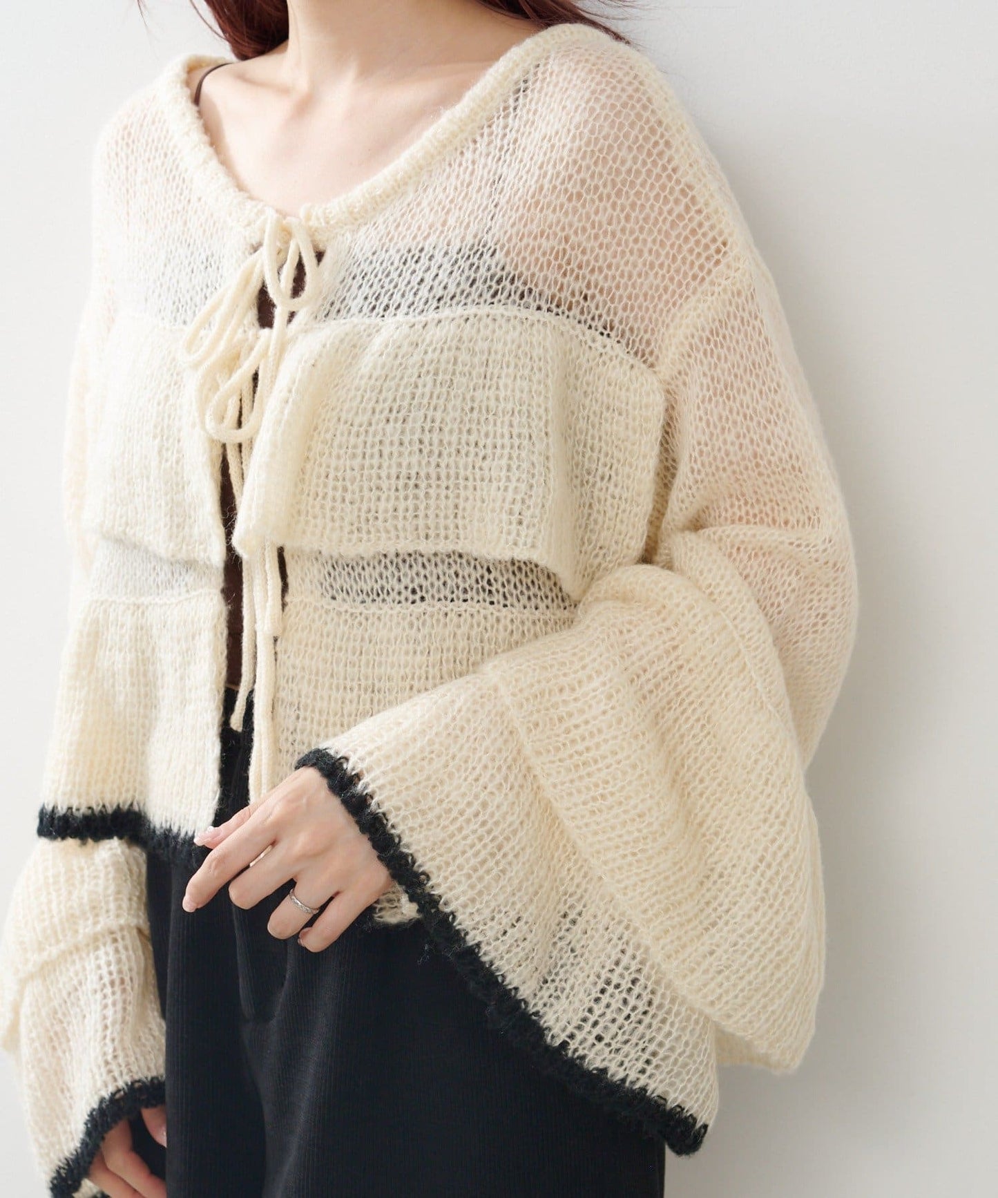 Kastane ruffle knit