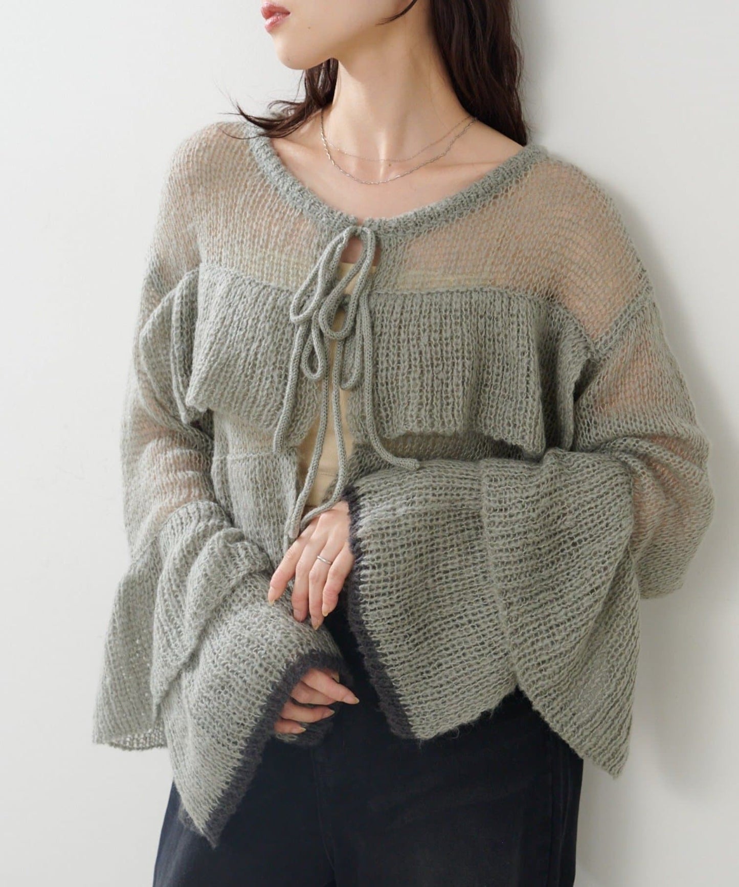 Kastane ruffle knit