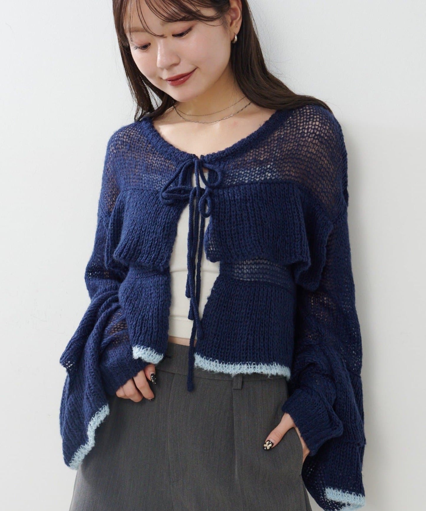 Kastane ruffle knit