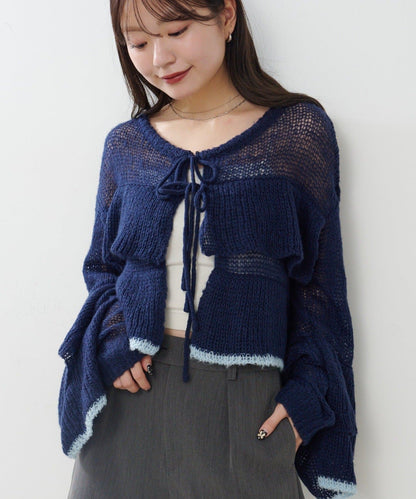 Kastane ruffle knit