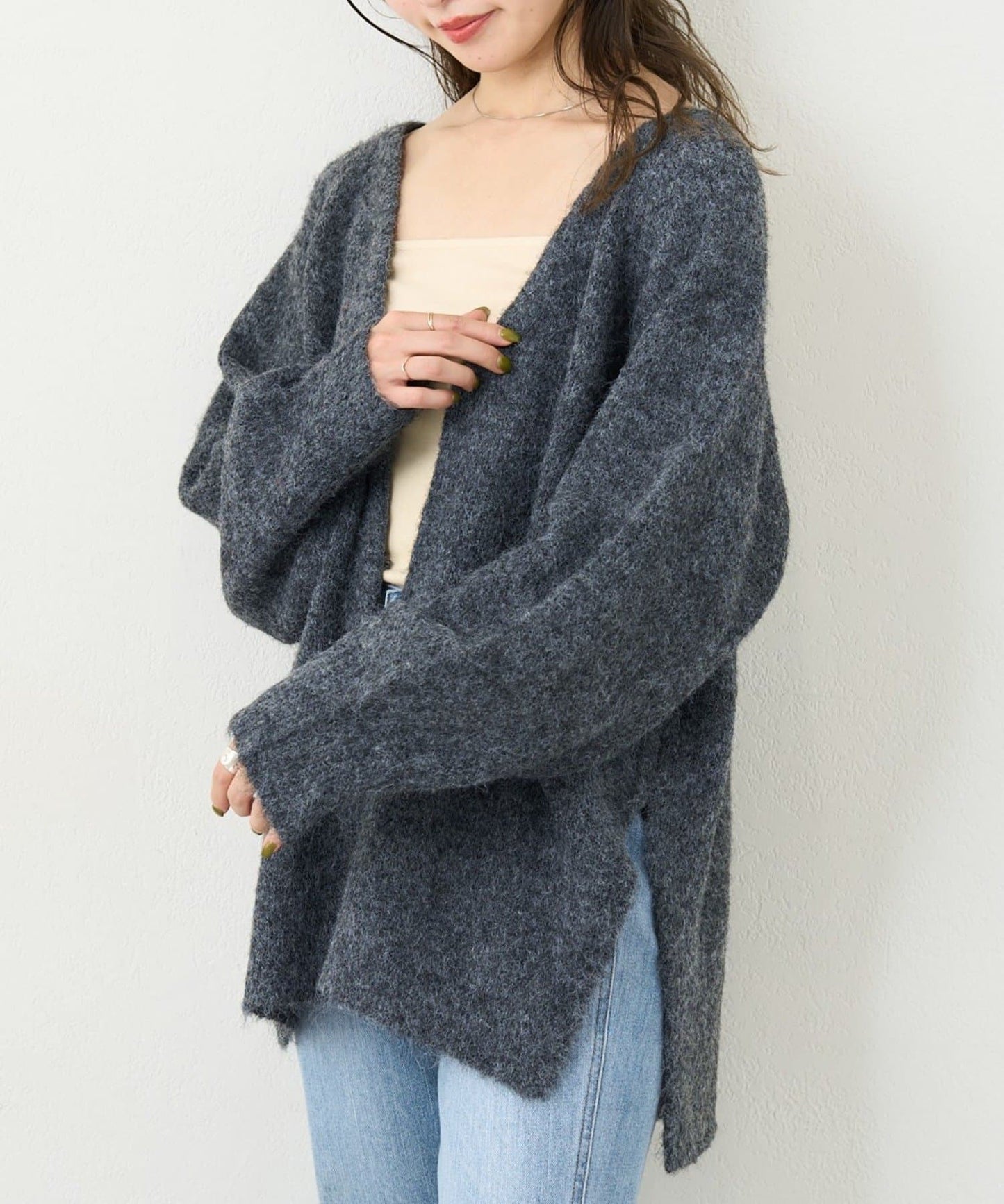 Kastane knit overcardigan