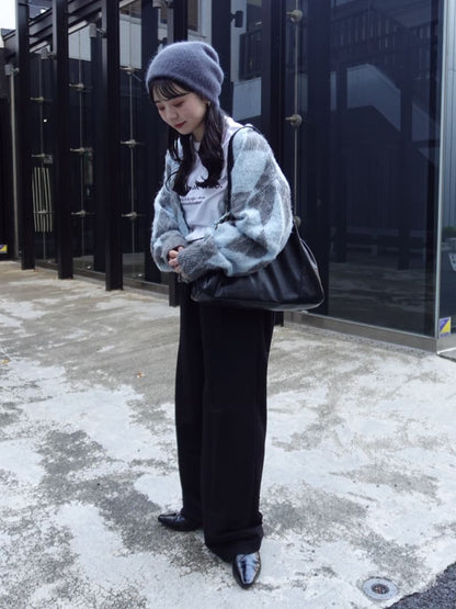 Kastane 菱格針織 cardigan