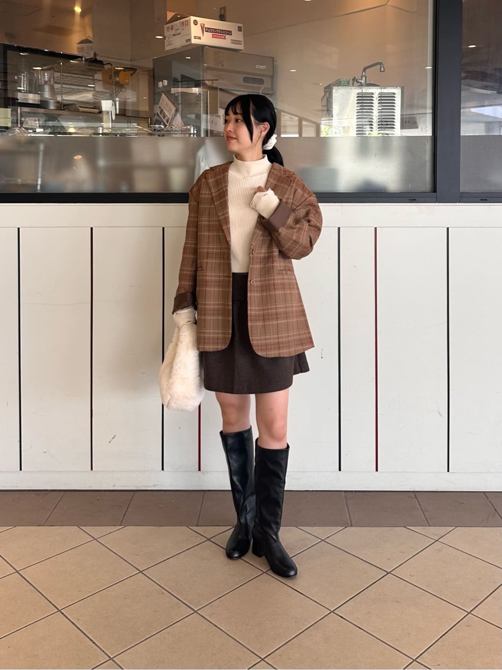 Kastane 格紋西裝外套