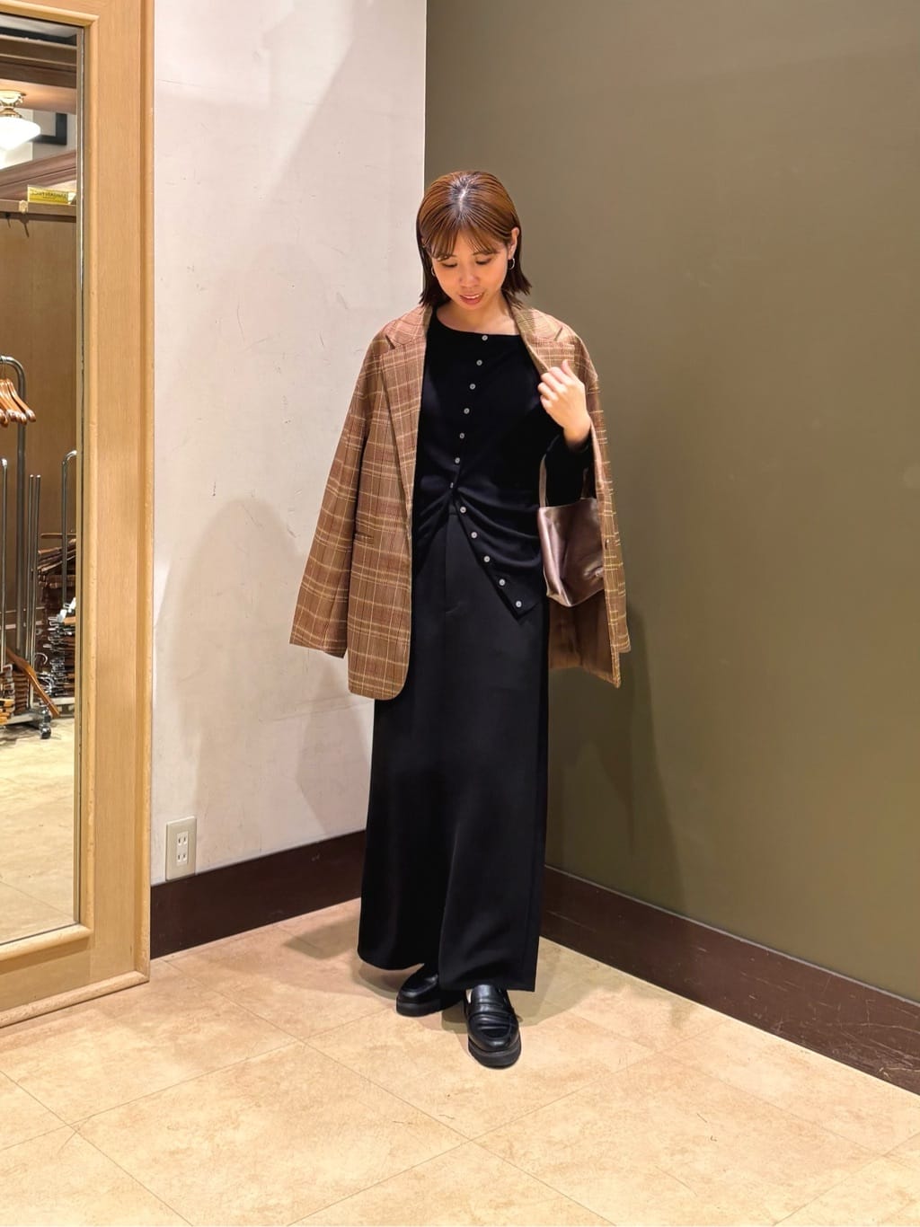 Kastane 格紋西裝外套