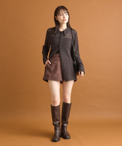 mystic 仿麂皮短褲