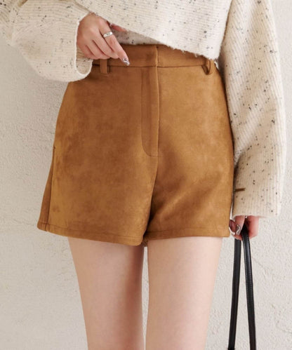 mystic 仿麂皮短褲