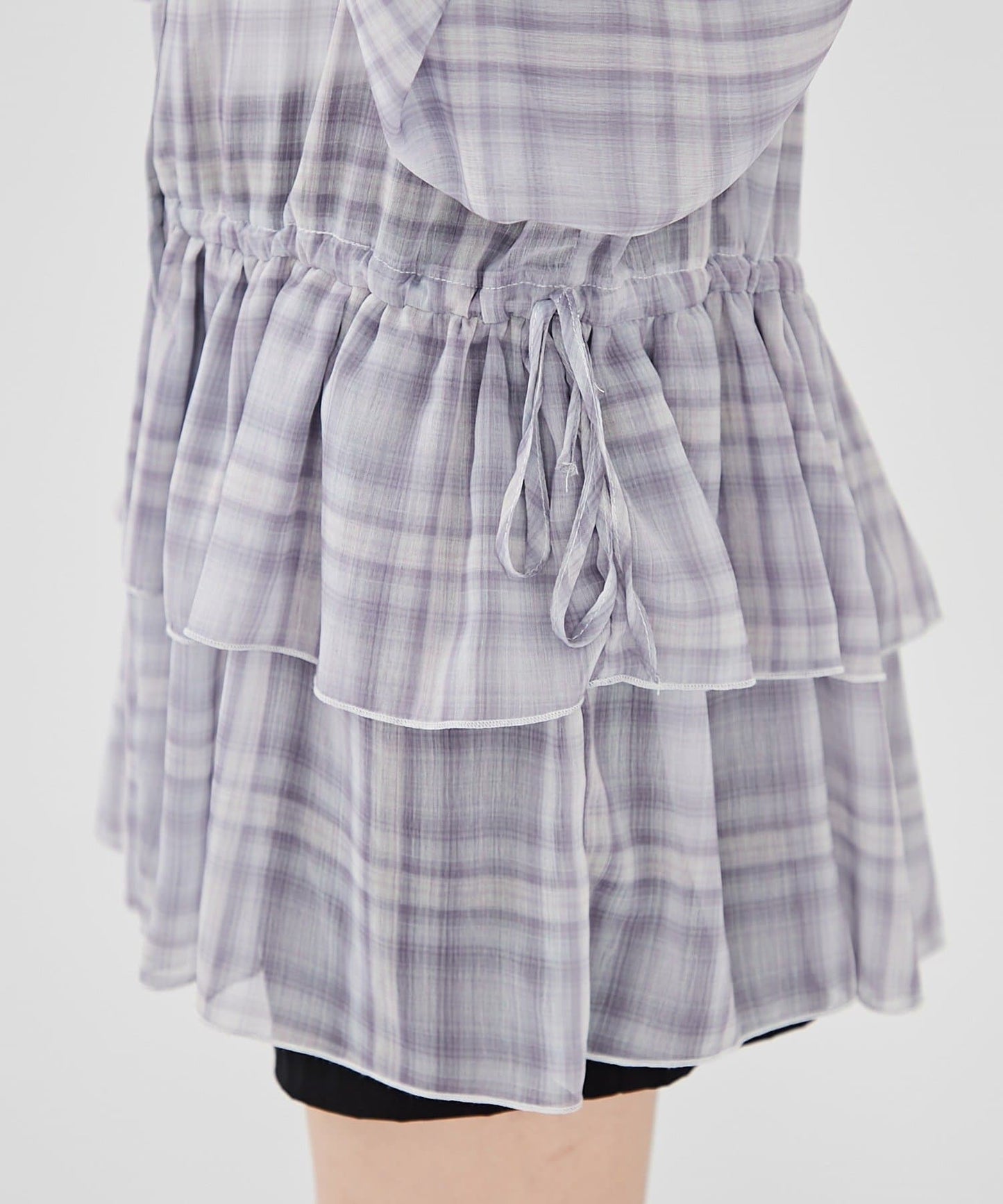 mystic 透視格紋 Shirt