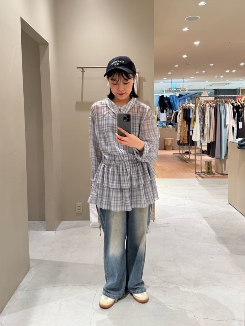 mystic 透視格紋 Shirt