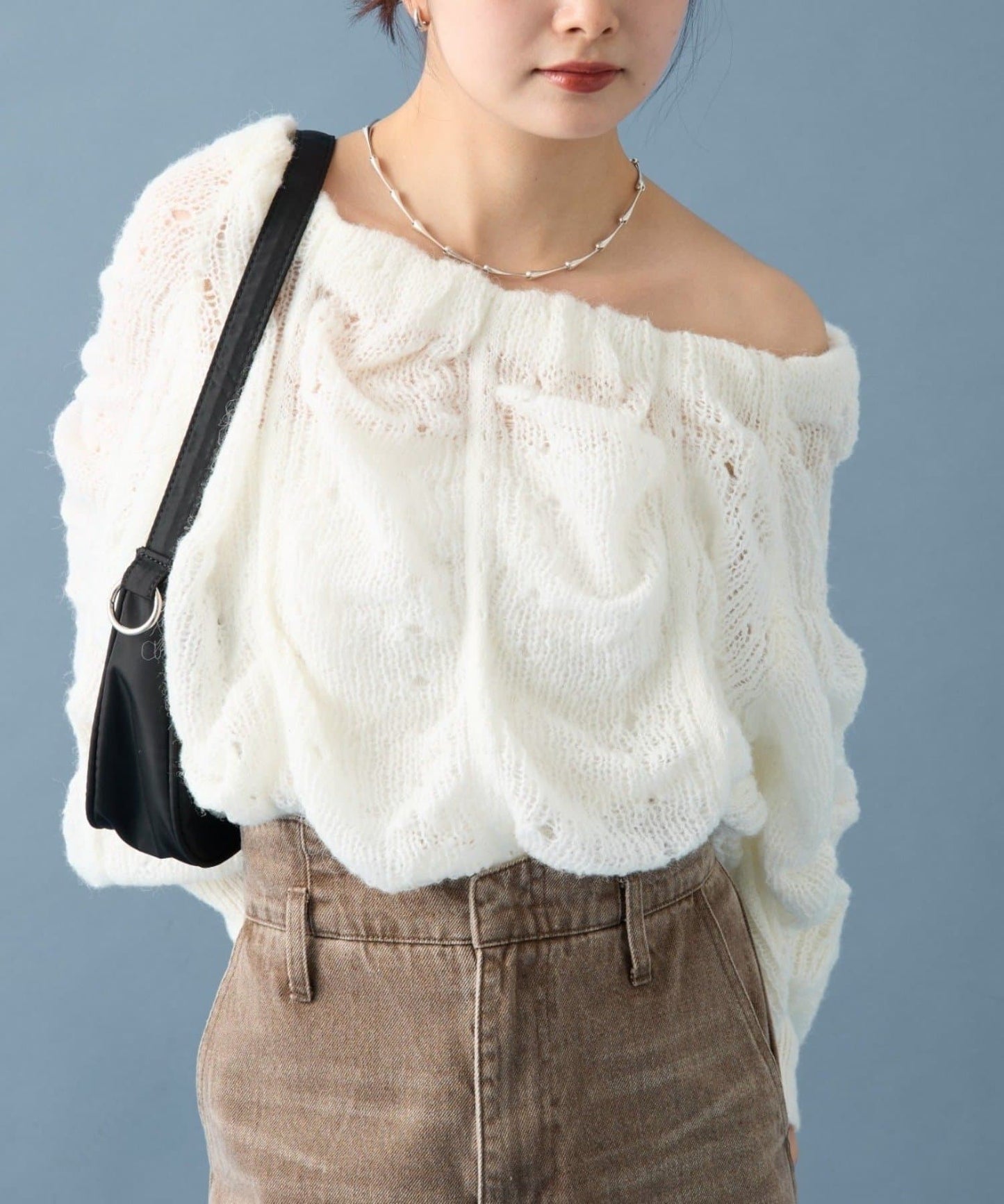 mystic Wave sheer whip knit