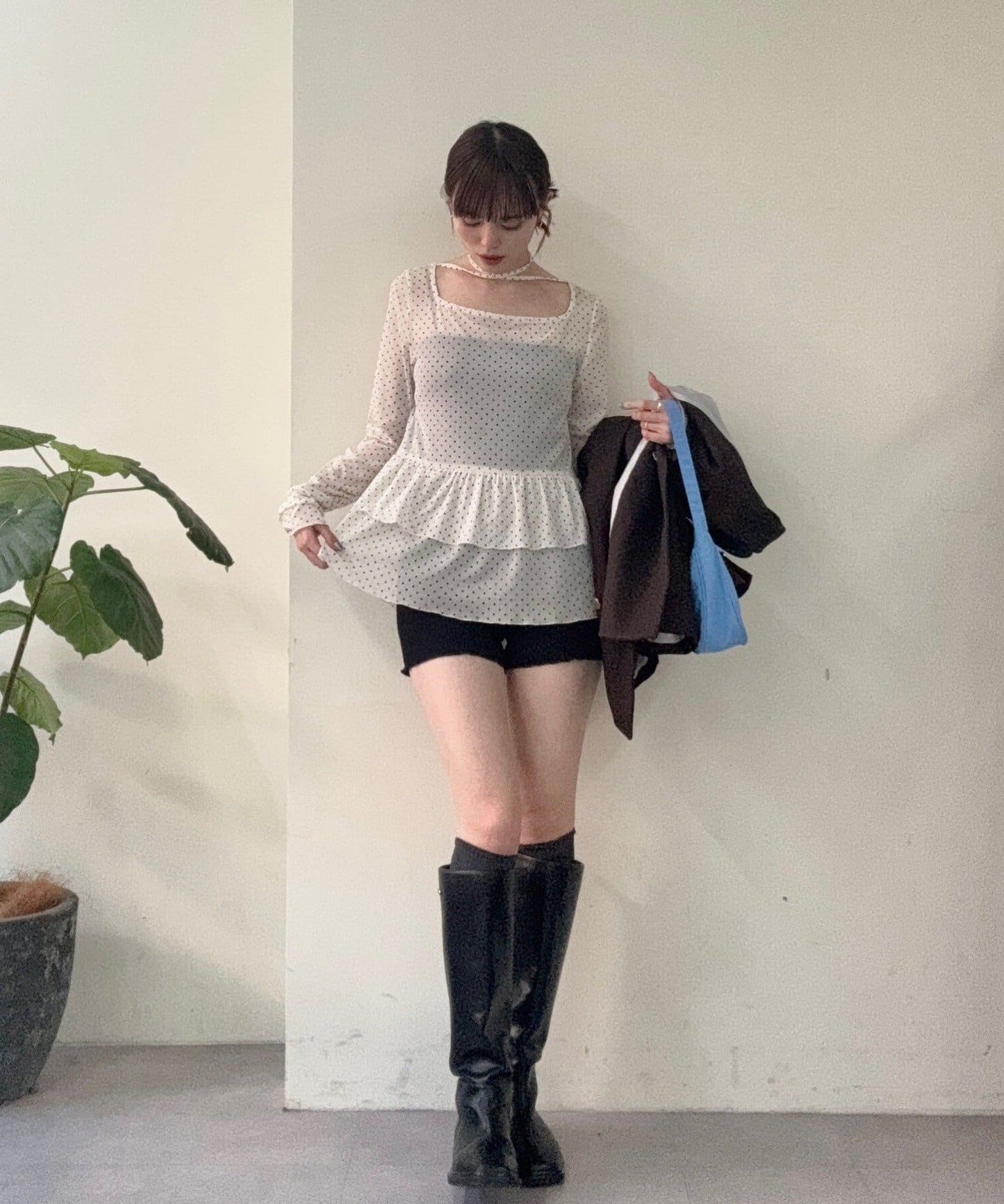 mystic Dot tiered pullover