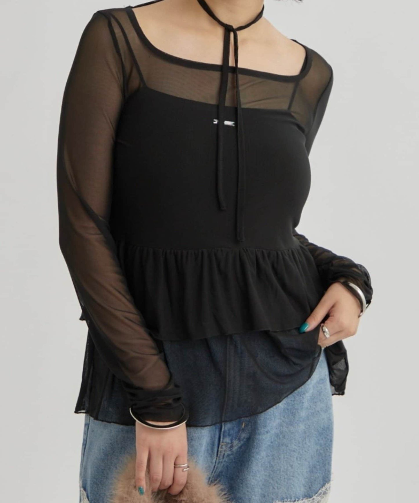 mystic Dot tiered pullover