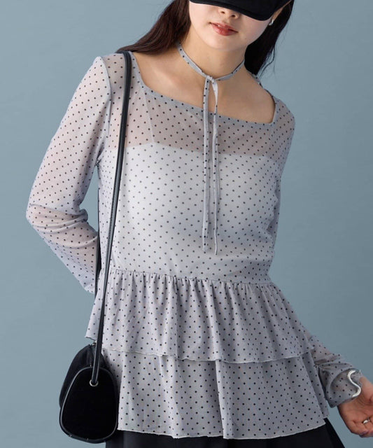 mystic Dot tiered pullover
