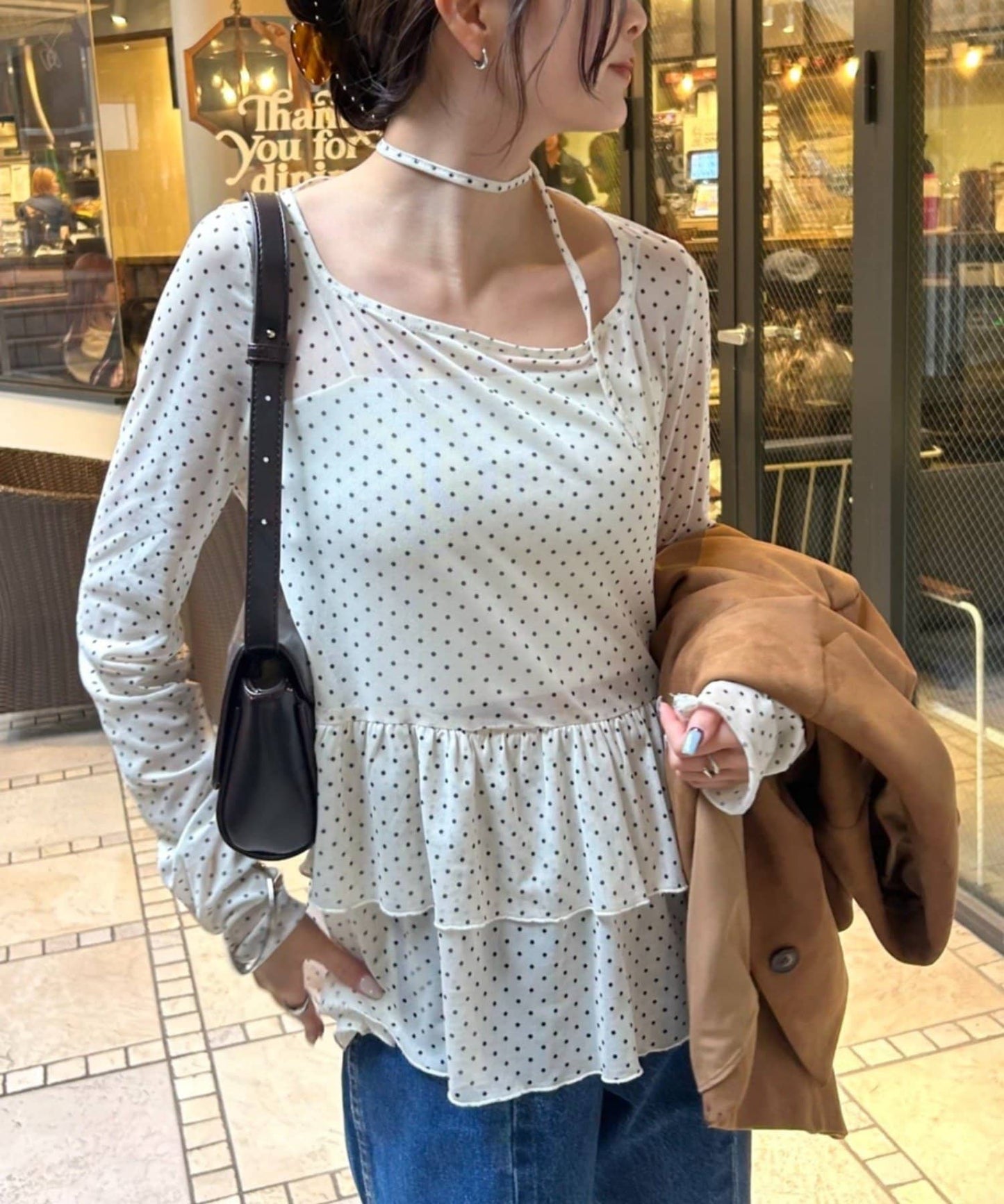 mystic Dot tiered pullover