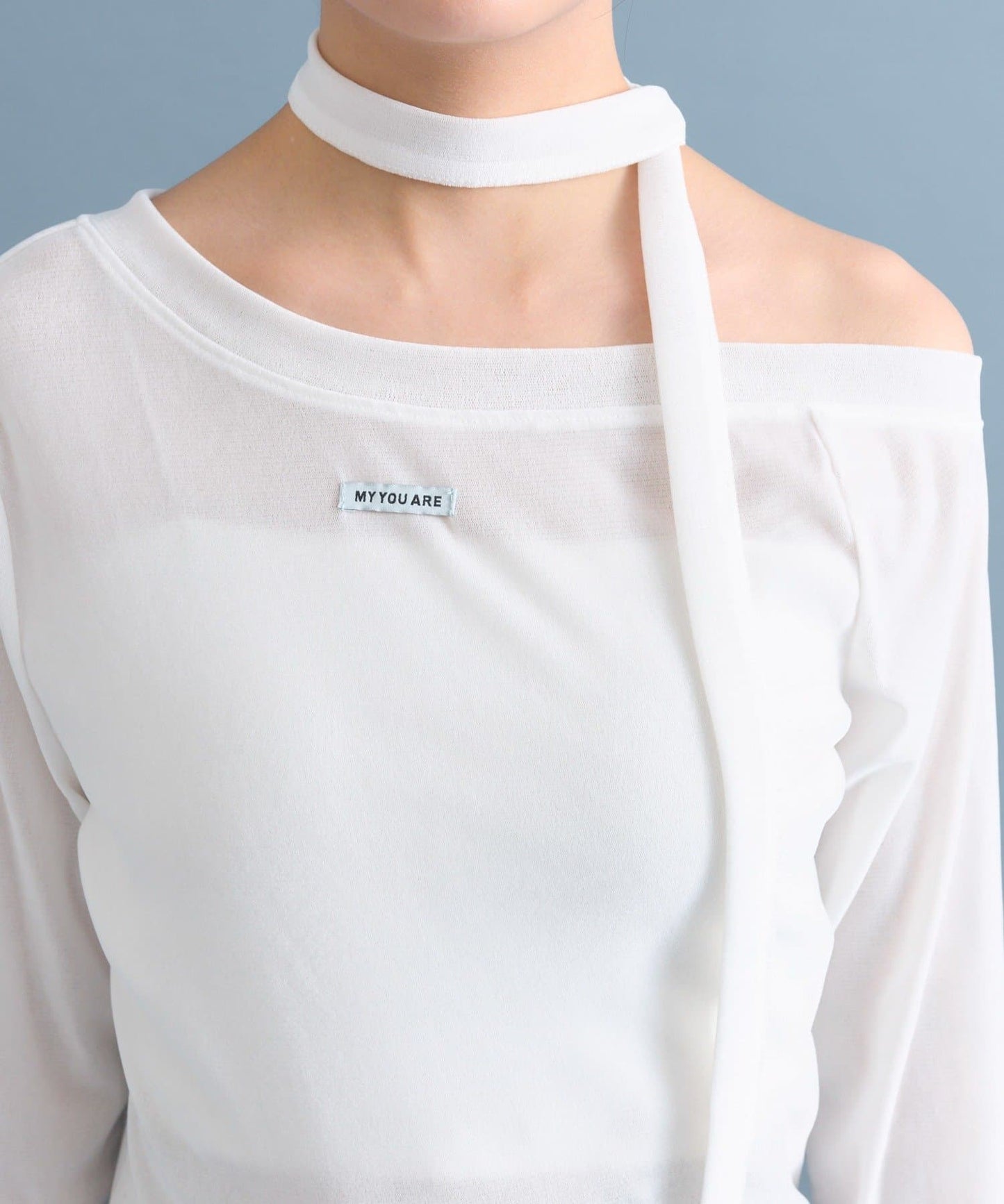 mystic one shoulder top