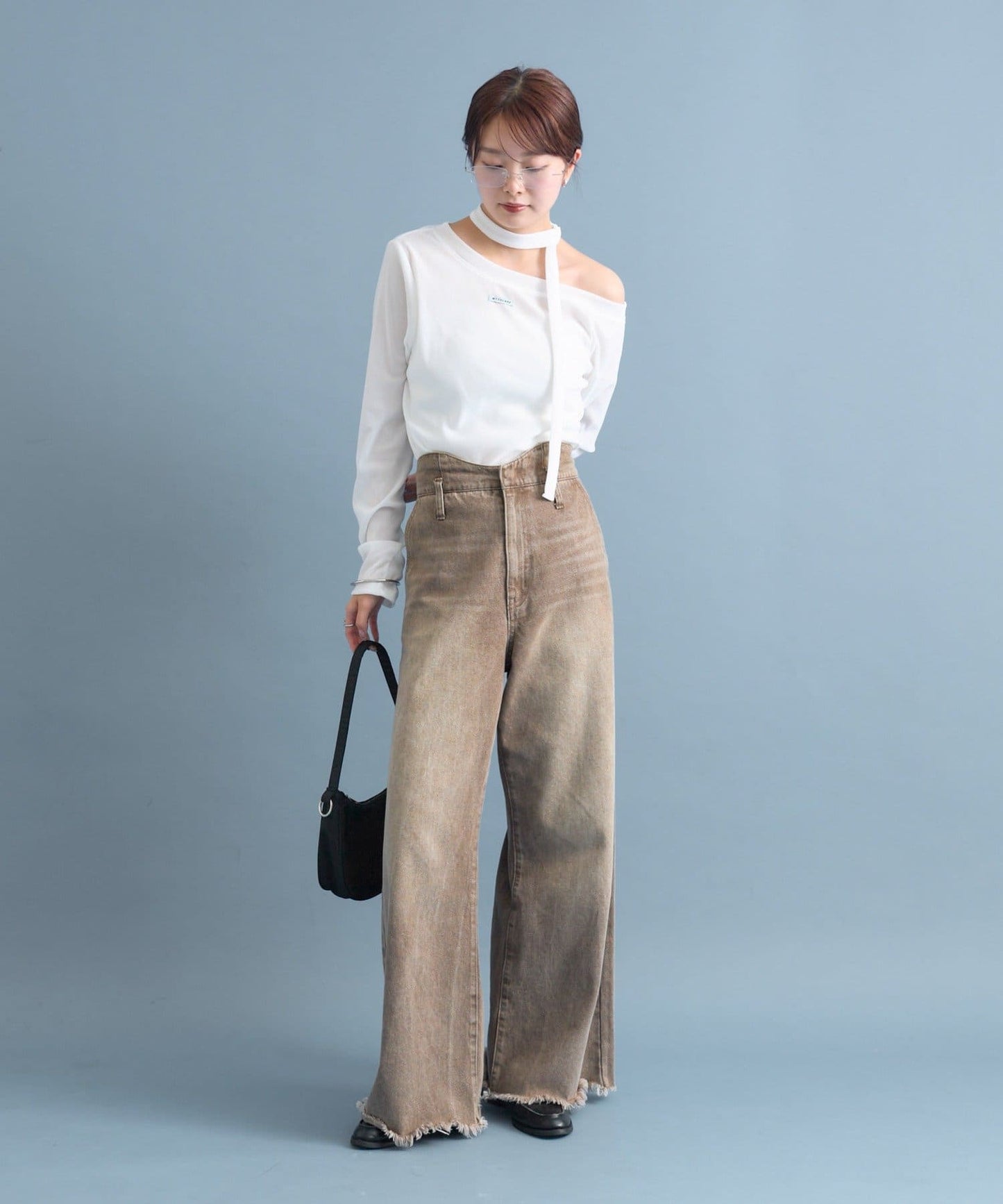 mystic one shoulder top